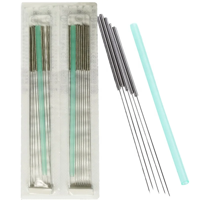 YUAN NIAN Disposable Acupuncture Needle with Tube 200 pcs/Box