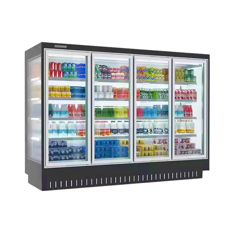Pizza counter with chiller shock freezer