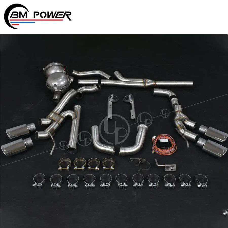 High Quality G class G wagon W463 G350D 1990-2018Y Fit For Exhaust Tip Muffler Pipe Tips Complex Exhaust System With Vavels