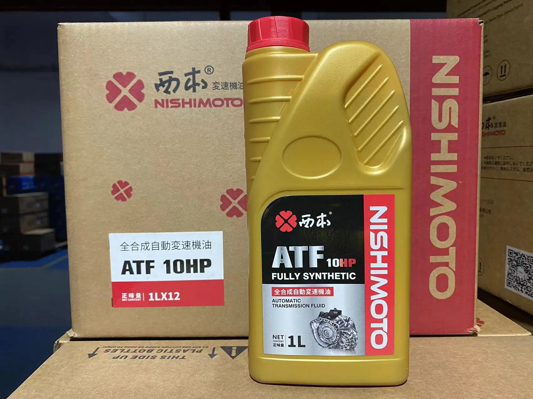 NISHIMOTO ATF 10HP TOP Grade Transmission Oil 1 Liter Fully Synthetic Automatic Transmission Fluid