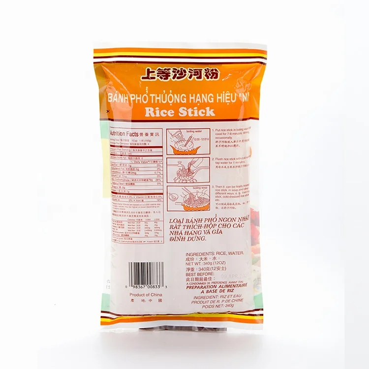 
100% Rice Made Quality Flat Rice Stick 