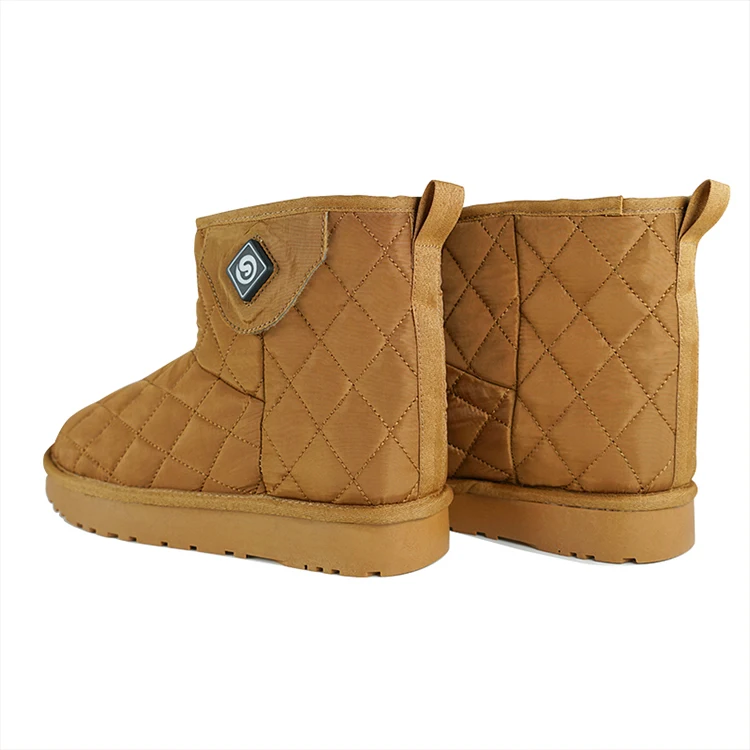 Casual Winter Outdoor Lady Shoes Waterproof Rechargeable Battery  Electronic Heating Warm Women boots