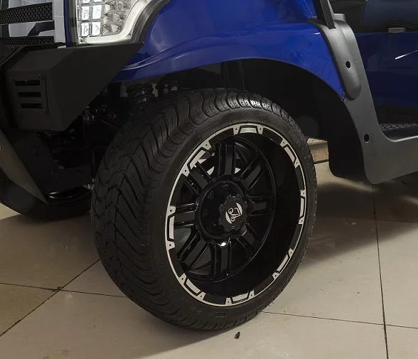 DC motor big 4 wheel golf carts with 30 degree climbing ability