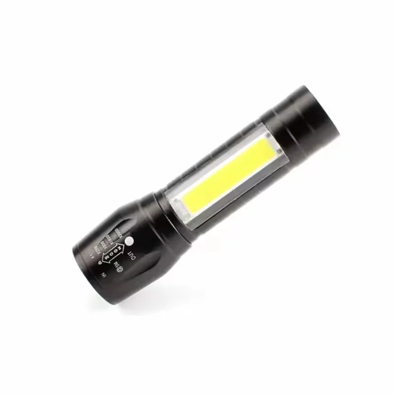 Портативный ручной COB светодиодный фонарик факелы USB Перезаряжаемый Фонарик