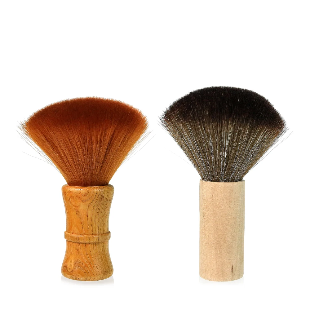 Masterlee Large wooden brush Hair Cutting Neck Duster Brush custom beard brush with beauty