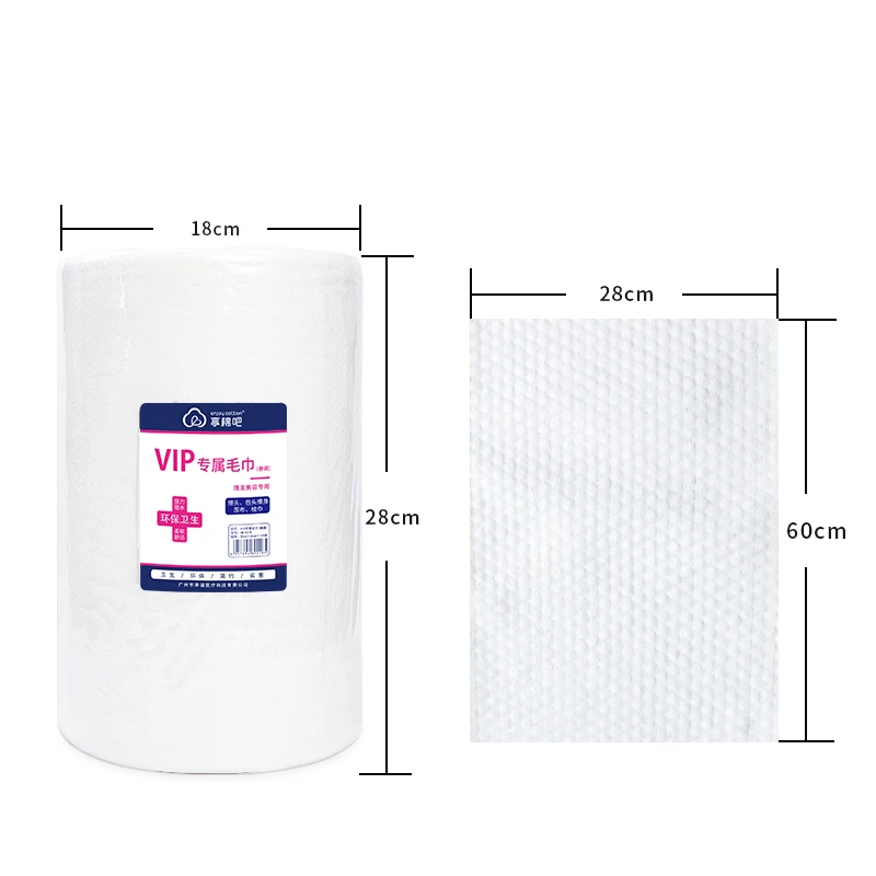 Biodegradable Water Absorbent Towels Hairdressing Manicure Spa Barber Pedicure Hair Cutting Beauty Salons Bath Disposable Towel