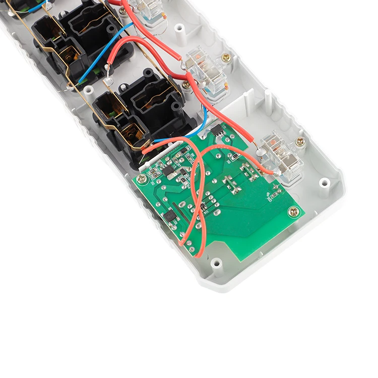 Universal Uk Standard Surge Protector 3000W New Power Strip With Usb Charging Ports 4 Way Outlet Extension Plug Socket