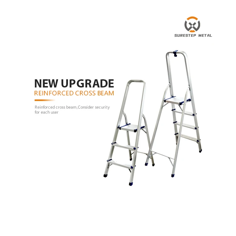 EN131 Three Steps Folding Ladder Household Ladder  Aluminum Step Ladder