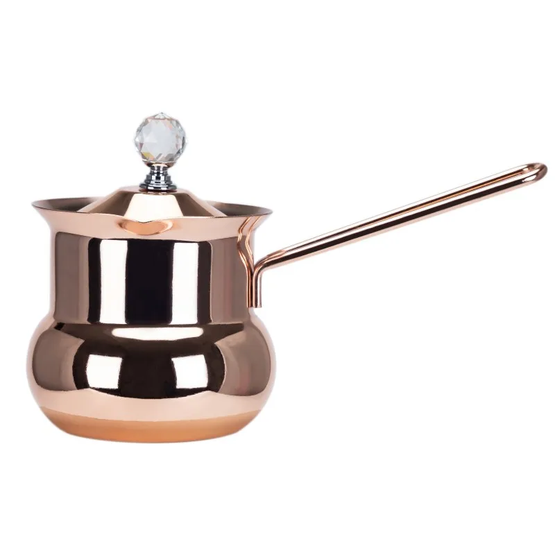 450ml Turkish Coffee Pot With Lid and Thick Handle For Camping and Picnics