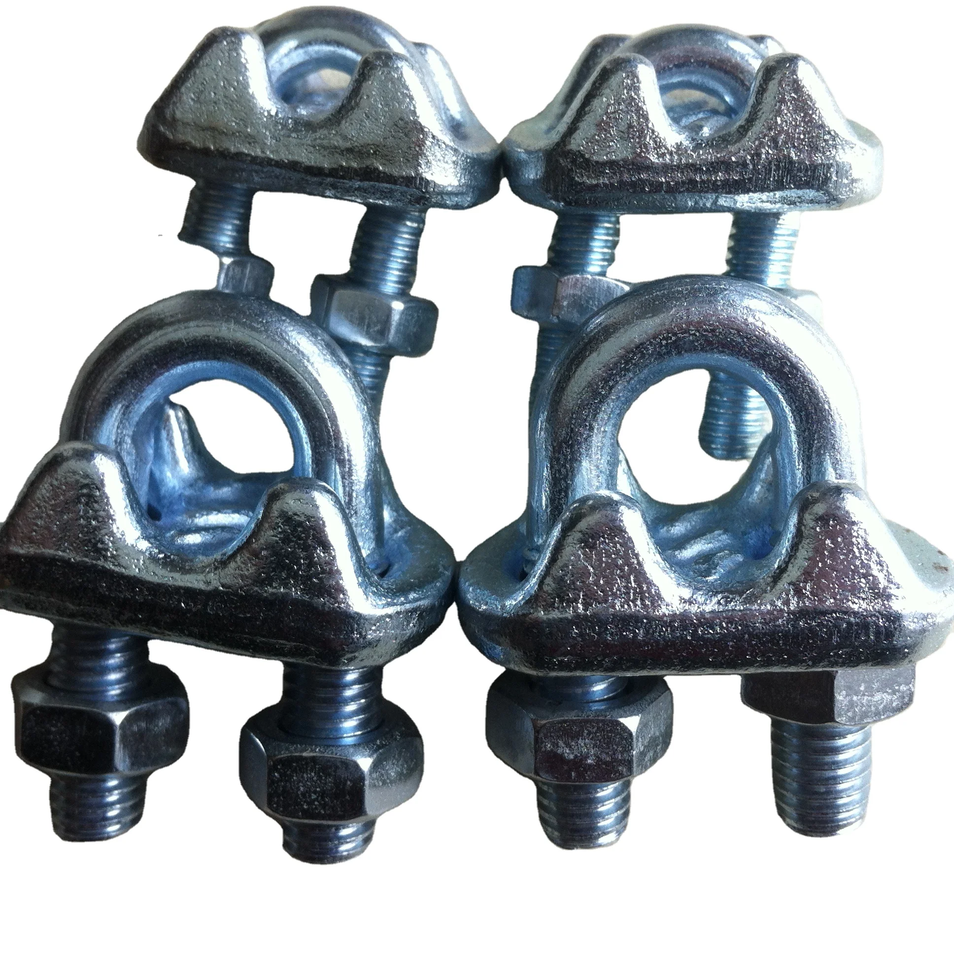 Italy Type drop forged electric cable clamp wire rope clip