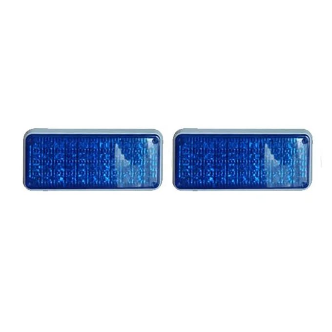 vehicle signal led dash deck side marker warning flashing strobe lights red blue amber white LED-19