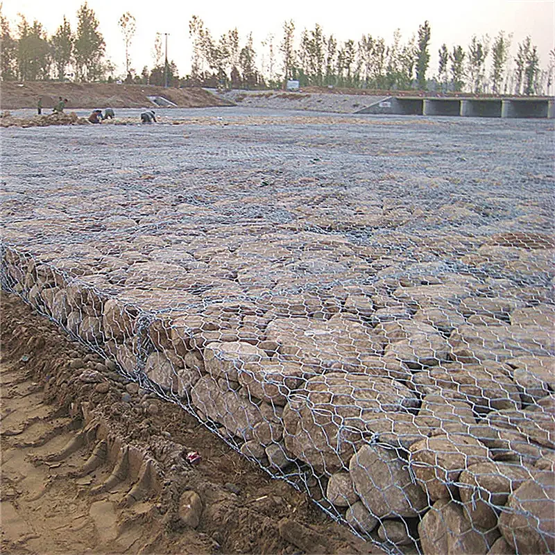 Wholesale customized best price metal welded gabion stone basket/gabion wire mesh 100x50x30 for Indonesia