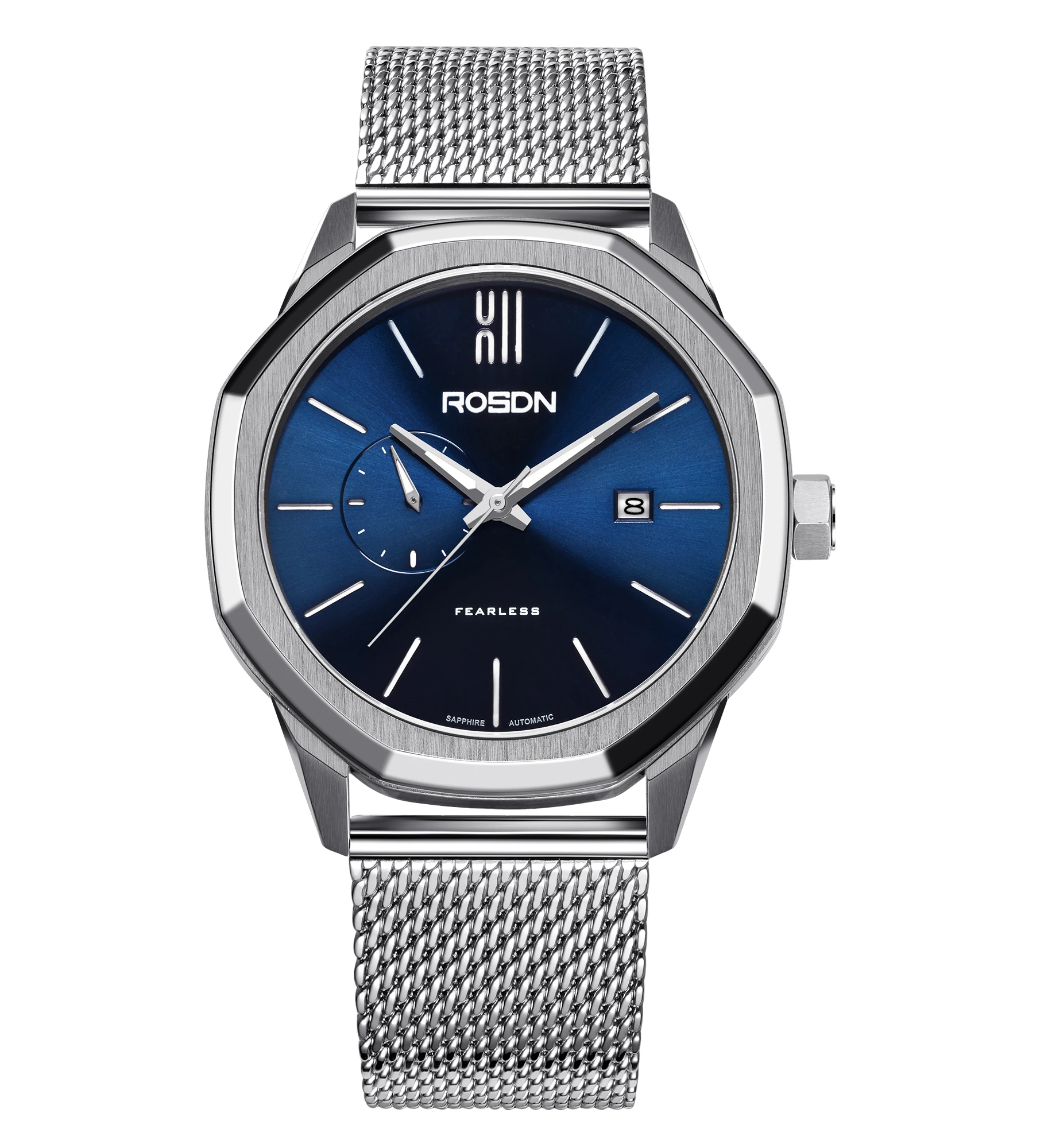 Special  316L Stainless Steel Pocket Rubber Strap Auto Miyota Movement 50 BAR Water Resistance Luxury Mechanical Watch