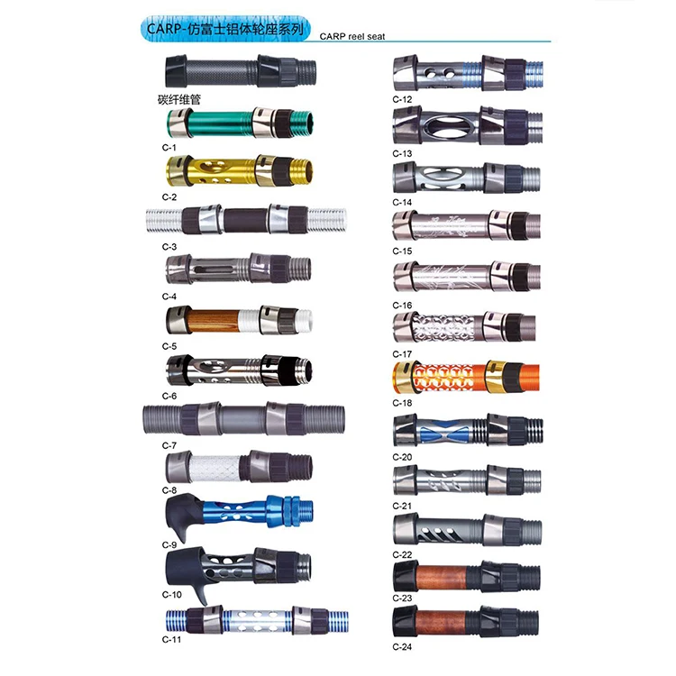 NPS Fishing Rod Buildings Plastic ABS Aluminum  Reel Seat For Spining And Casting Fishing Rods