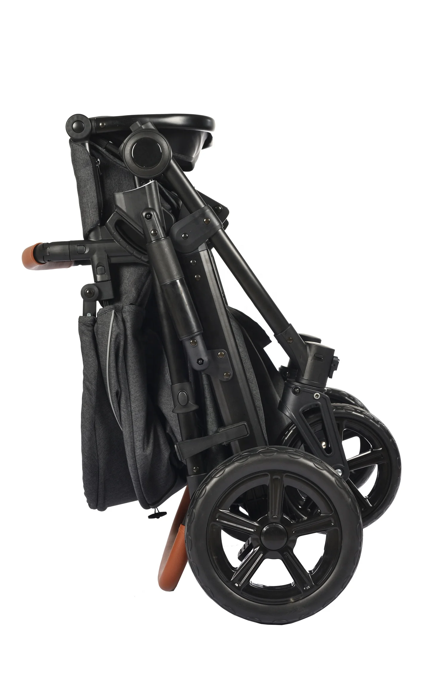 Manufacturer foldable baby carriage  inflaming retarding lightweight baby stroller Luxury travel plastic baby stroller pram