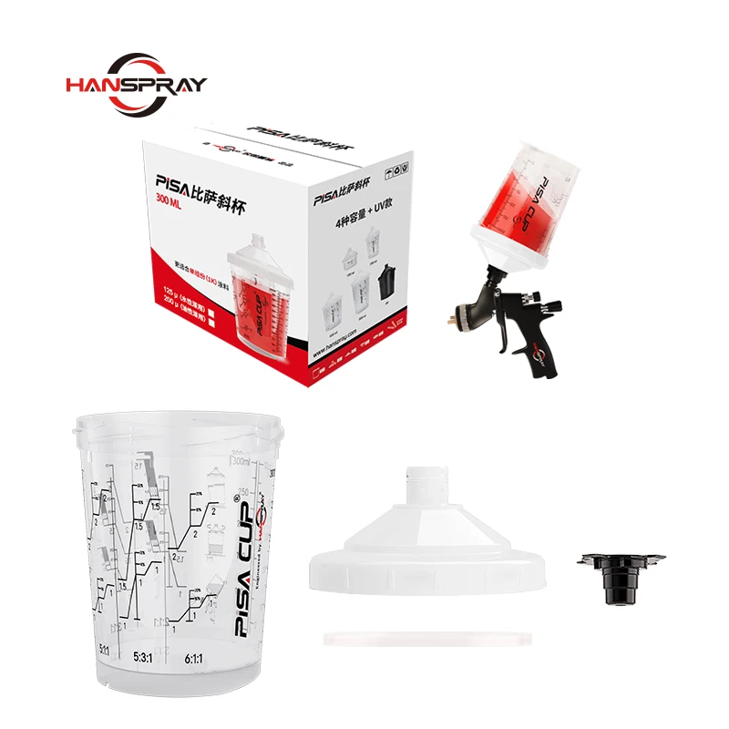 Car Paint Usage and Liquid Coating State Transparent Paints Car Refinish Paint Cup