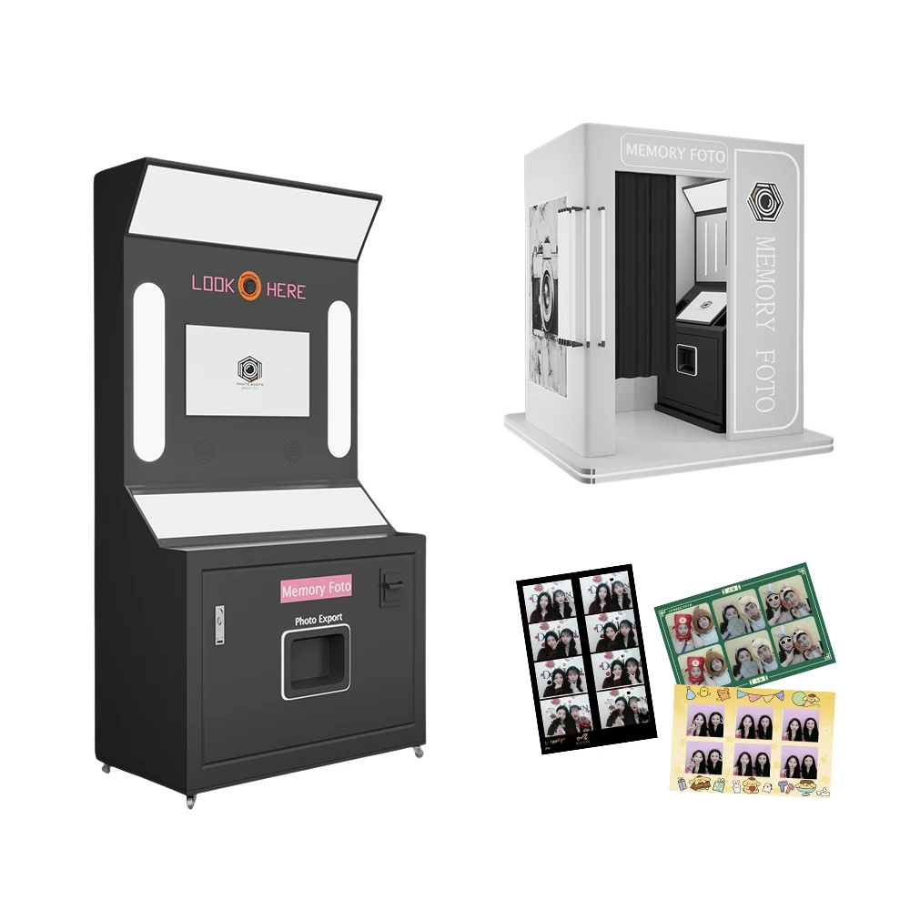 High Quality Automatic Photo Booth Korean Style Popular Selfie Instant Shooting Machine for Store