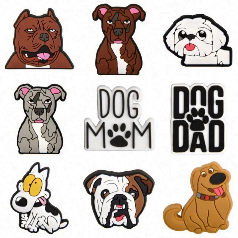 Wholesale Popular Dog Shoe Charm for Kids Shoes Decoration Mom Charms DIY Accessories Charmristmas Candy