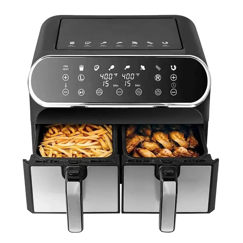 Smart air fryer 9L SKD CKD factory price Digital display 12 preset menu household kitchen appliance air frier