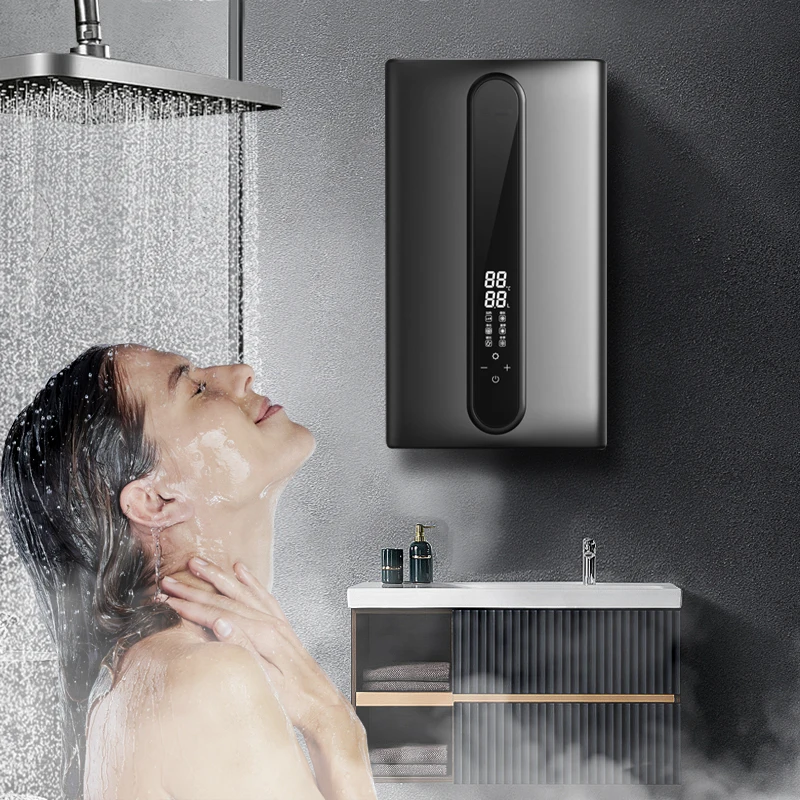 380V-400V 15-24KW 3phases hot water supply Commercial Central Instant Electric Shower Water Heater for Hotel