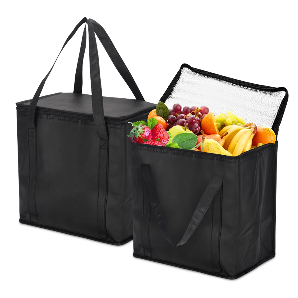 Promotional Price Customized Logo Food Delivery portable thermal Insulated Cooler Bag