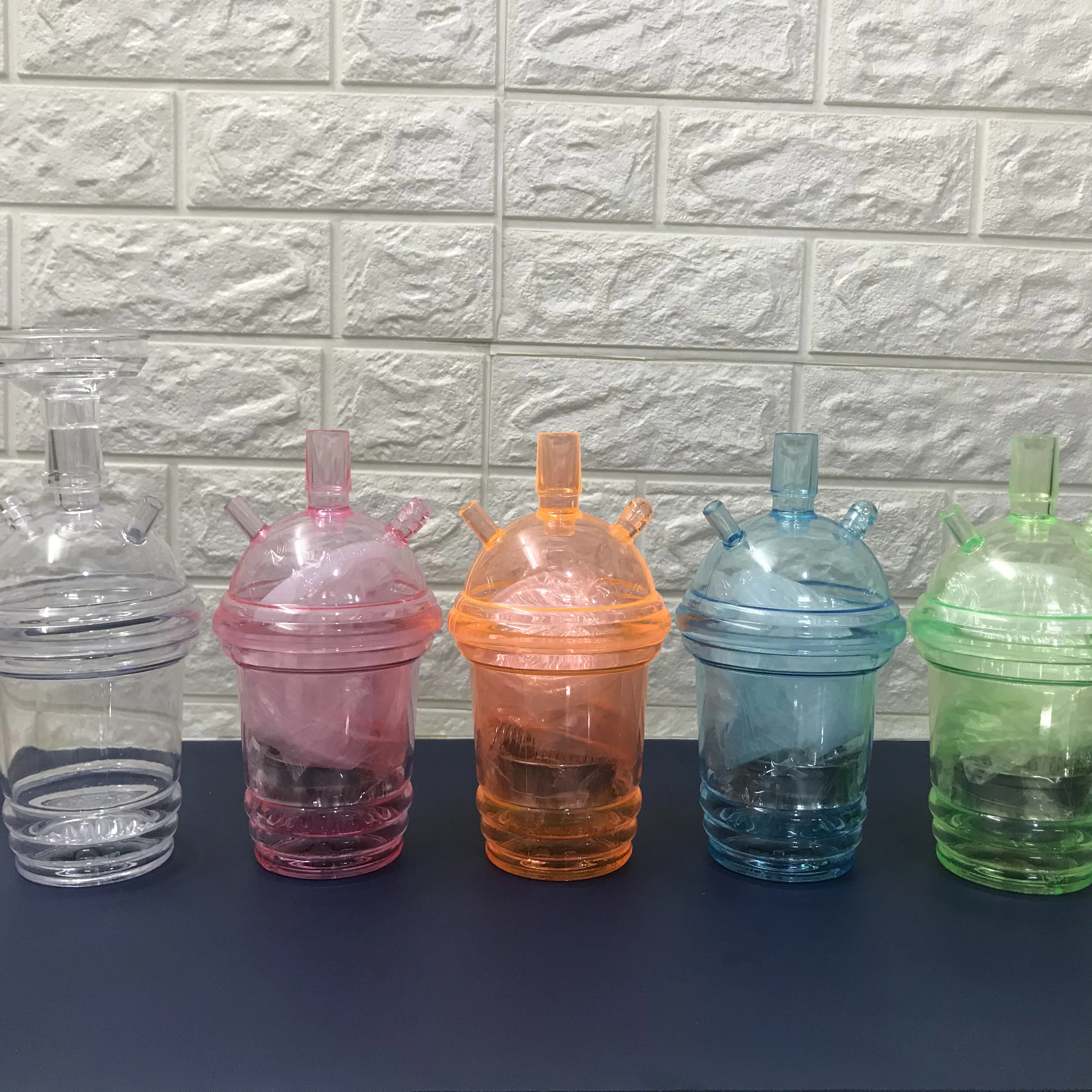 Acrylic Shisha Hookahs Wholesale LED Light Cup Hookah