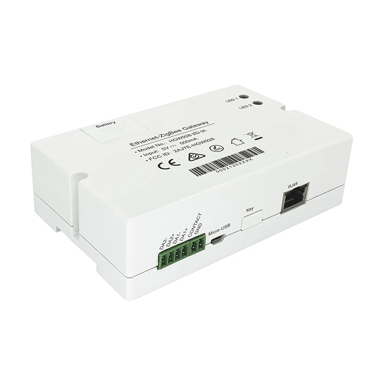 ZigBee & DALI Dual Mode Master Gateway Enthenet Support POE Power Network Port Amelech Intelligent Lighting Control System