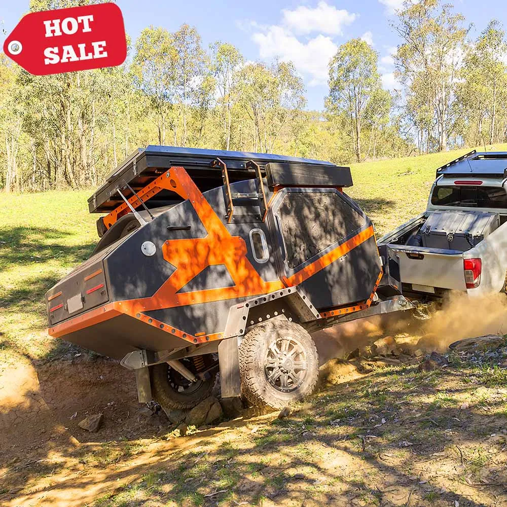 Manley Off Road Mini Airstream 4X4 Camper Trailers For Sale Travel Trailer Camper Off Road