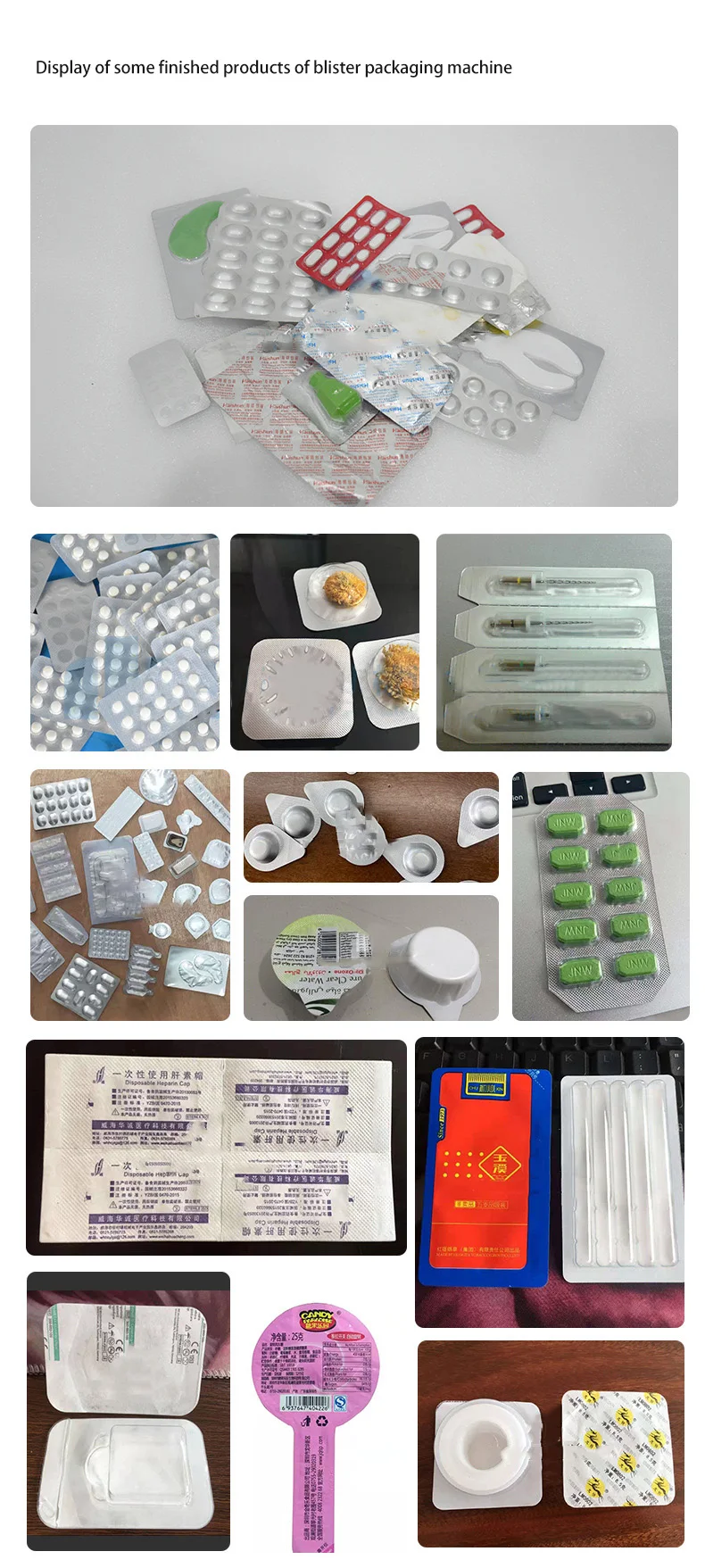 Low Price Sauce Blister Packing Machine Pharmacy Blister Packing Machine Plastic Blister Folding Machine