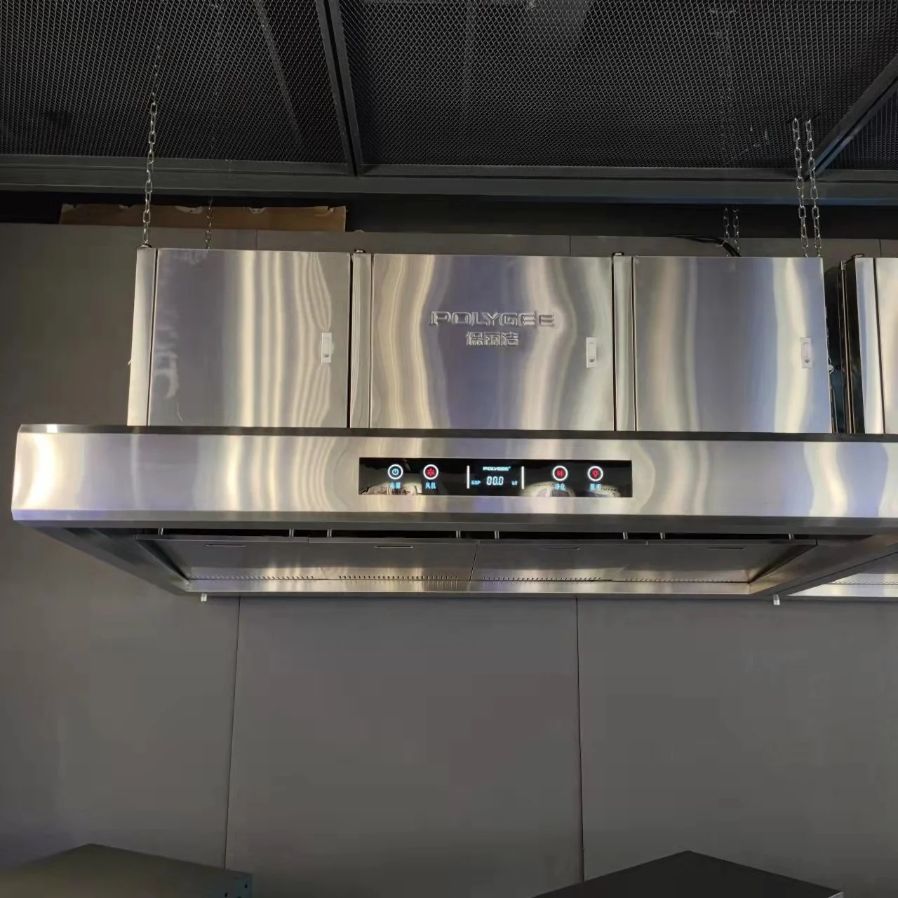 POLYGEE Auto Clean Hotel Kitchen Hood with ESP