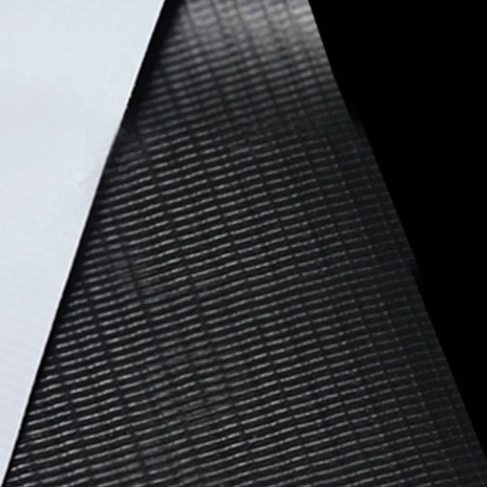 440gsm/m² 13oz/yd² 500*500 9*9 White Back Pvc Flex Banner Pvc Sheet Roll Up Unprinted Material