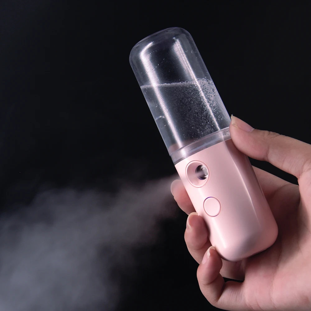 50ml Large Tank Portable Face Mist Spray Moisturizing Device Min Facial Vaporizer Steamer Machine Nano Mist Sprayer