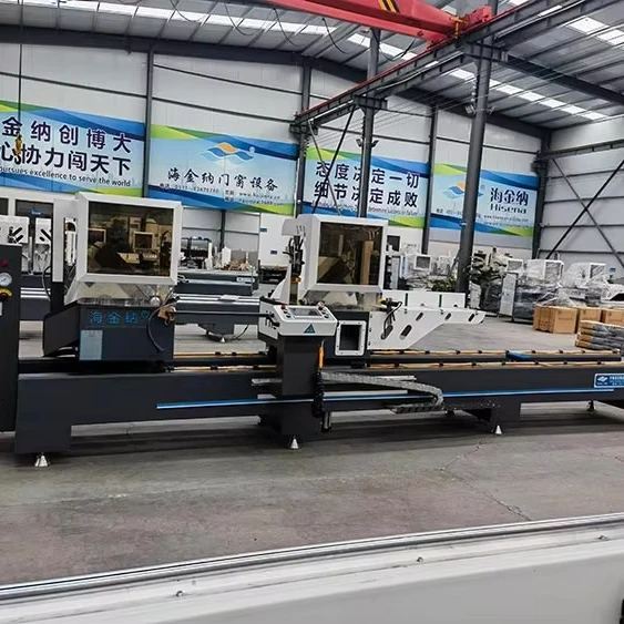 Automatic cutting and processing machines for aluminium profiles