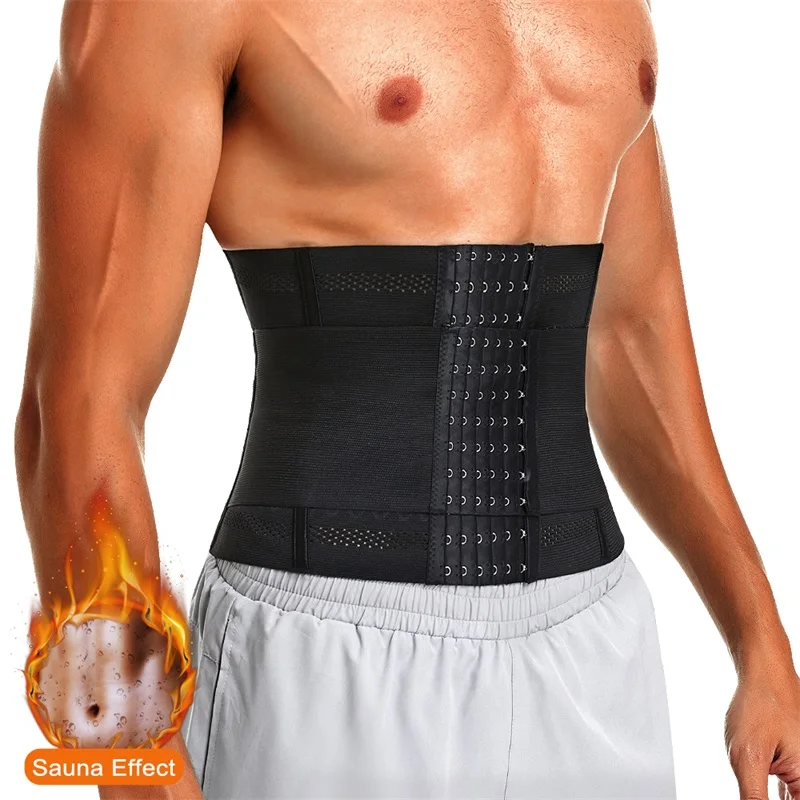 Hot Sale Full Body Slim Men Girdle Tummy Control Waist Belt Band Shaper Waist Trainer Body Shapewear for Men
