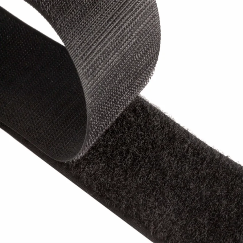 Silver fiber EMF Shielding Hook and Loop fastener tape Conductive Velcroes