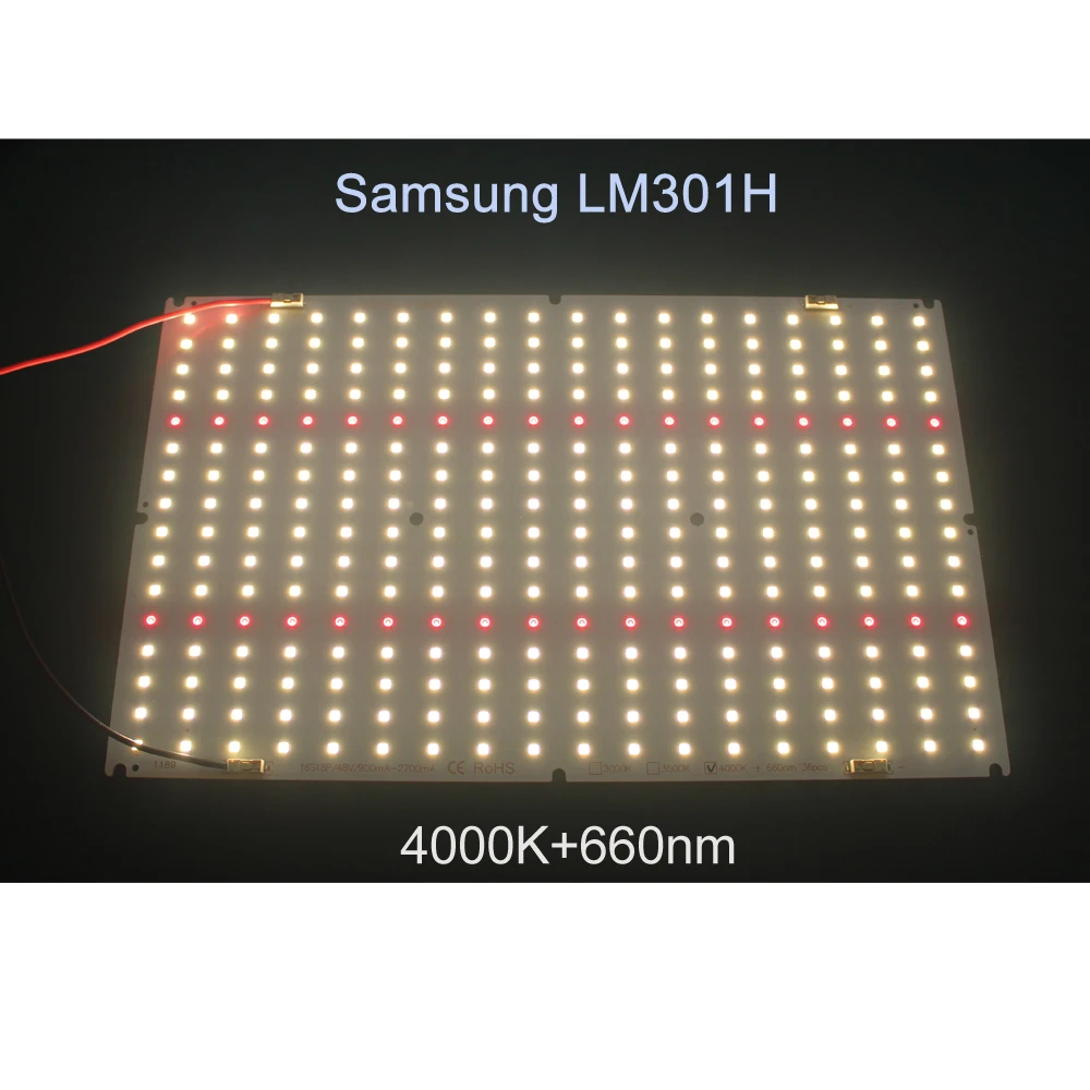  Бесплатная доставка figolite расти 2021 Новая Светодиодная панель для lm301h qb288 v3 3000k 3500k 4000k с Epistar