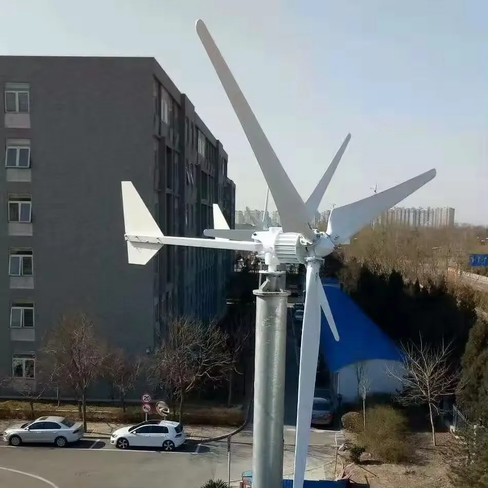 Hot Selling Home Use 3KW Wind Turbine Wind Generator Off Grid Wind Solar Hybrid Power System
