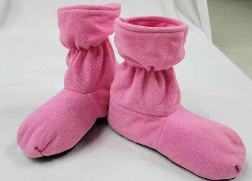 Hot Booties Microwave Heated Warm Slippers Cold foot Warmer Microwavable Heating Shoes for Men and Women