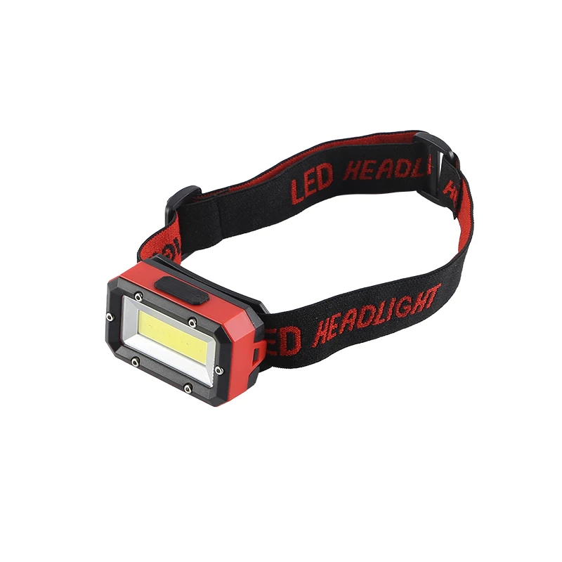 Adjustable Belt 3 *AAA Battery  Led cob Headlamp power  with 3 modes headlamp for bike  Emergency Camping  Fishing and cycling