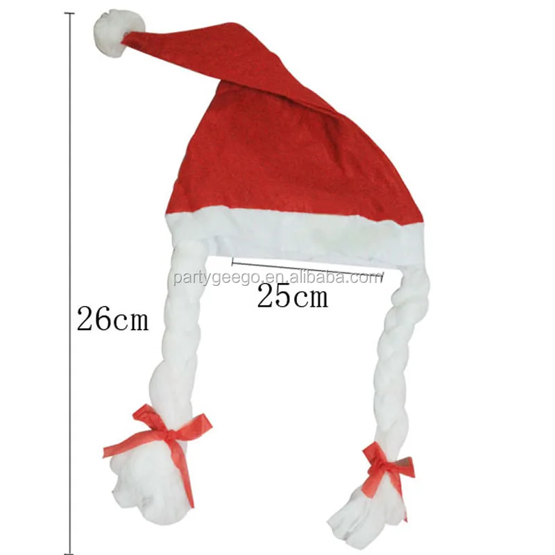 Рождественский красный плюшевый подарок шляпа домашнее животное Санта рождество аксессуар
