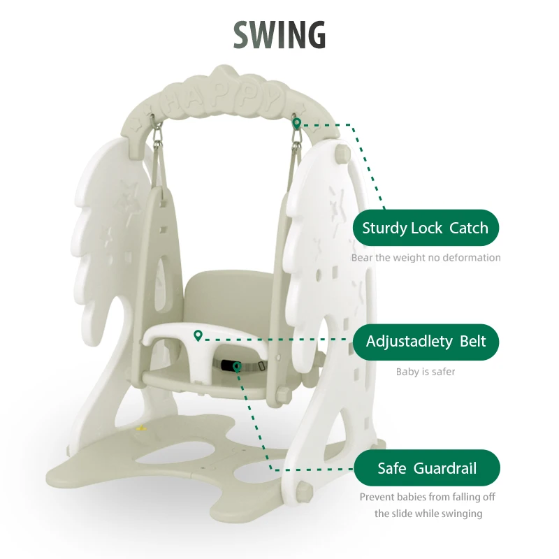 Inhebaby toy DX-HT01Kids Letter Swing Slide