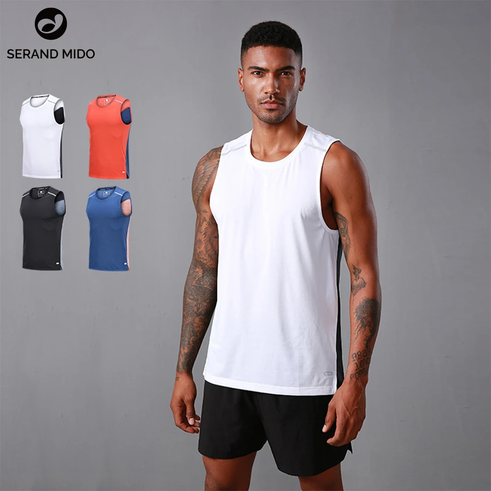 Custom Logo Fitness Clothing Plain Bodybuilding Gym Sport Running Workout Tank Top For Men