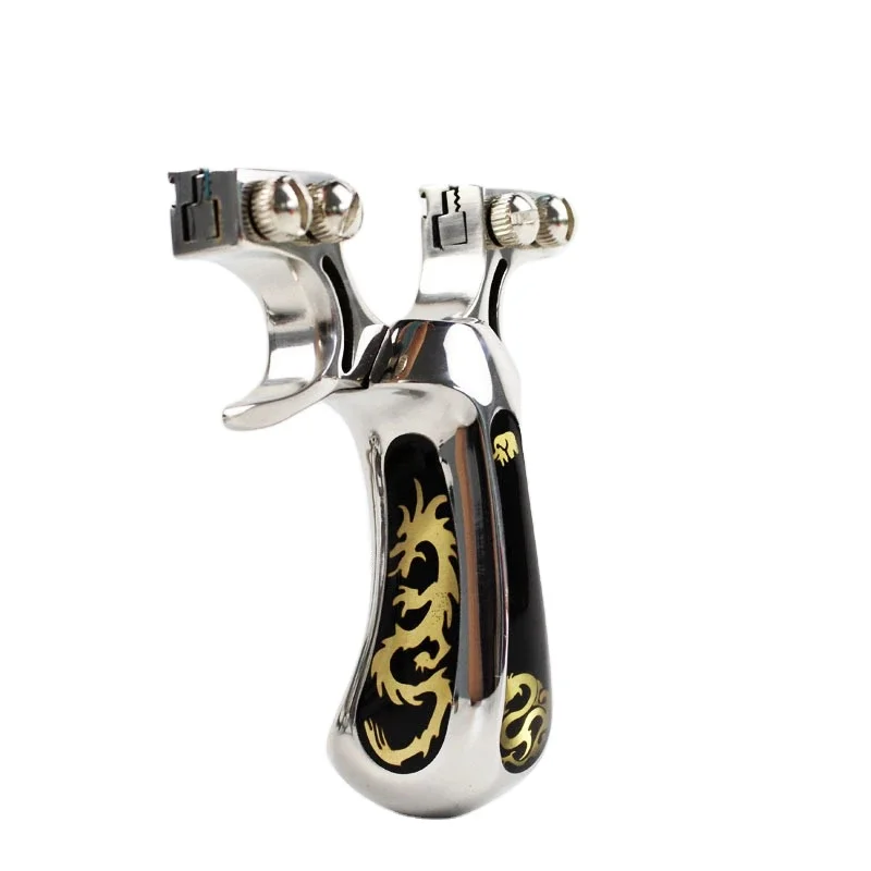 Hot Selling Powerful Shooting Sling Shot Professional Stainless Steel Hunting Metal Slingshot