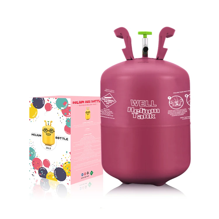 
13.2L Portable Disposable High Pressure Helium Gas Cylinder 