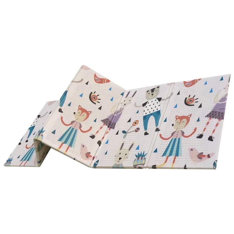 High quality xpe foam folding baby puzzle crawling non toxic play mat manufacturer