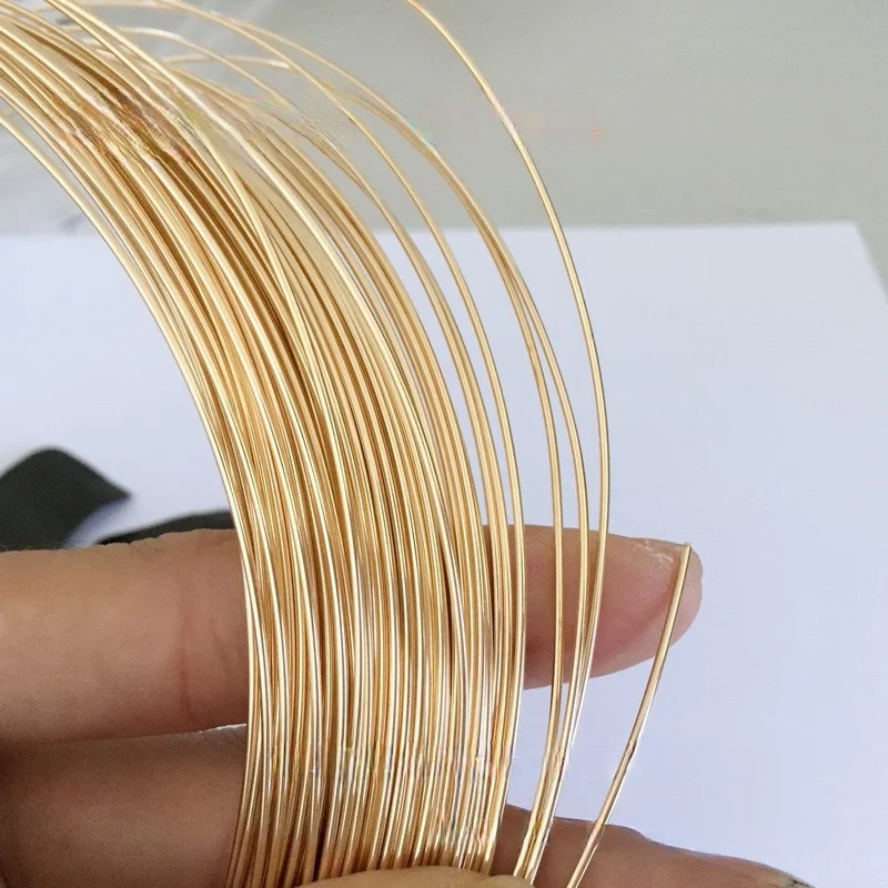 A2186 fashion 14k gold filled chain wire string rope bulk jewelry chain for permanent jewelry making diy