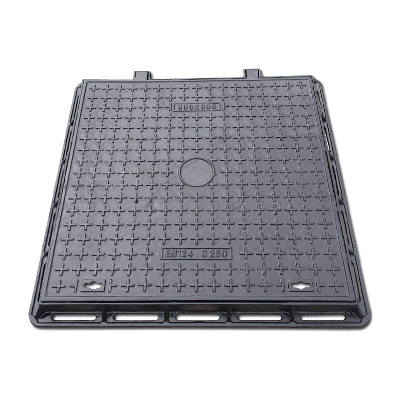 China plant En124 B125 C250 Recessed grey black locking Ductile Iron Water Tank Manhole Covers
