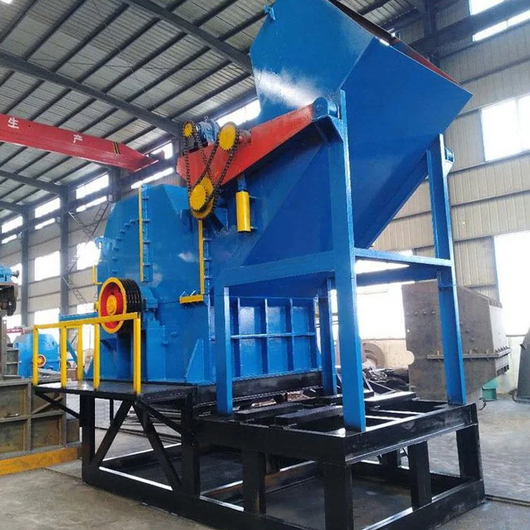 Dihai Scrap Vehicle Recycling Machine Car Body Bumper Engine Metal Shredder Waste Car Crusher