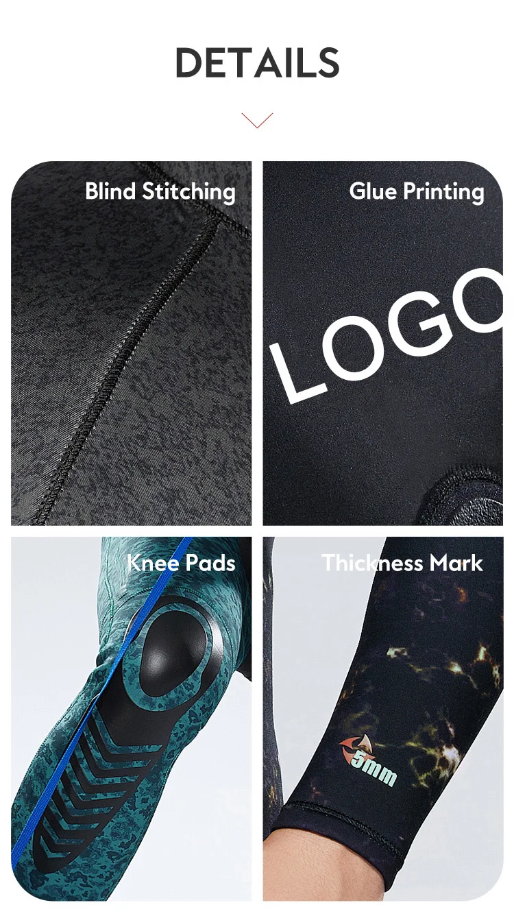 Custom Graphics Spearfishing Suit Diving Suit Canyon 7mm Wet Suit Front Zip Neoprene Scuba Freediving Spearfishing Wetsuit