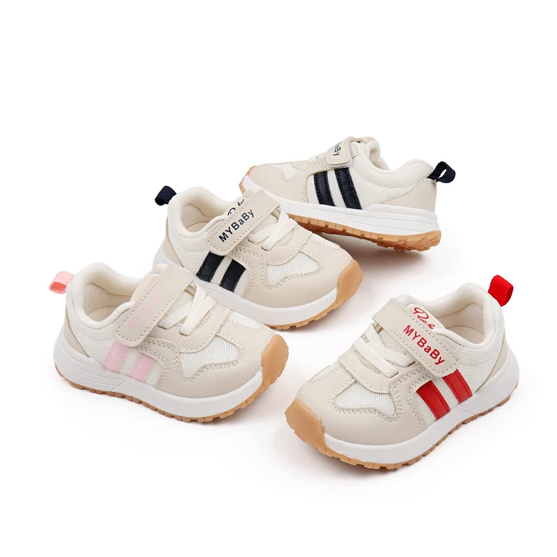 Baby Toddler Shoes Kid Sneaker High Quality Rubber Sole Anti-slip air Mesh Breathable Sport Walking